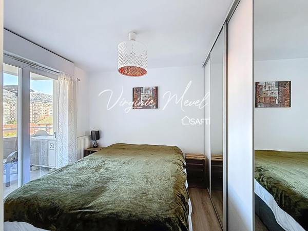 Nice Vauban 2 pièces avec terrasse en étage élevé