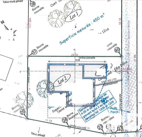 Terrain à vendre 612 m² Pleumeur-Bodou