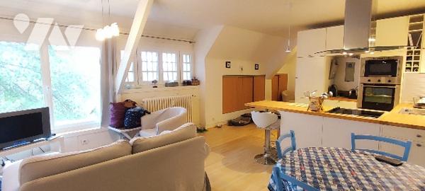 Chamant T2-cabine de 48,60m² au coeur d'une villa des années 60 - cadre verdoyant au Touquet