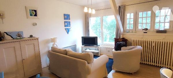 Chamant T2-cabine de 48,60m² au coeur d'une villa des années 60 - cadre verdoyant au Touquet