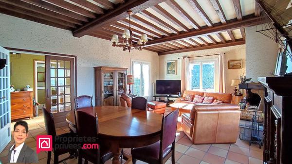 THIZY-LES-BOURGS (69240) , Maison individuelle 6 pièces, 4 chambres, garages, jardin Terrain 17000 m²