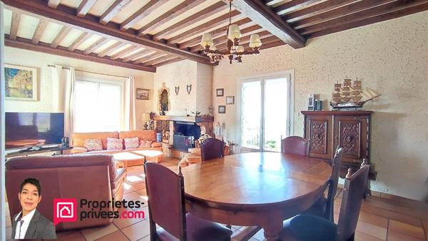 THIZY-LES-BOURGS (69240) , Maison individuelle 6 pièces, 4 chambres, garages, jardin Terrain 17000 m²