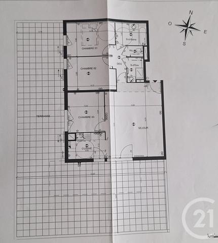 Appartement F4 à vendre  4 pièces - 82 m2 LA CIOTAT - 13