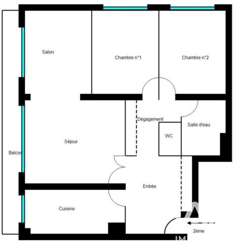 Appartement à vendre 4 pièces 81 m² Brunoy