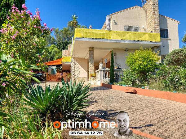 Belle Maison 7 Pièces 4 chambres, garage, terrasse, jardin sur les hauteurs de Nîmes Serre Paradis