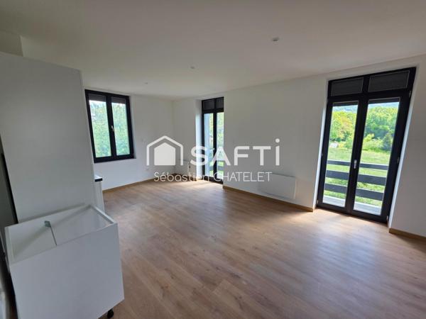 T3 fonctionnel avec jardin et parkings privatifs