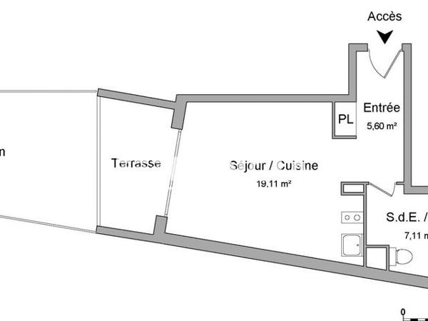 Location Studio 31.82 m² - 22 RUE PASCAL Rosny Sous Bois 93110