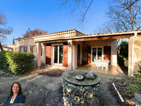 Maison plain-pied au calme absolu, campagne de Lorgues, grand terrain plat, piscine possible