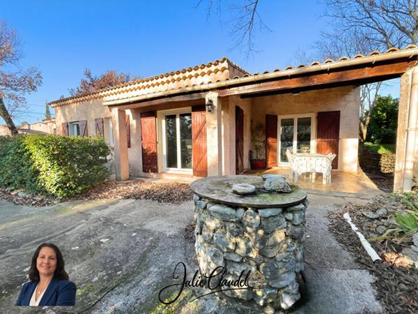 Maison plain-pied au calme absolu, campagne de Lorgues, grand terrain plat, piscine possible