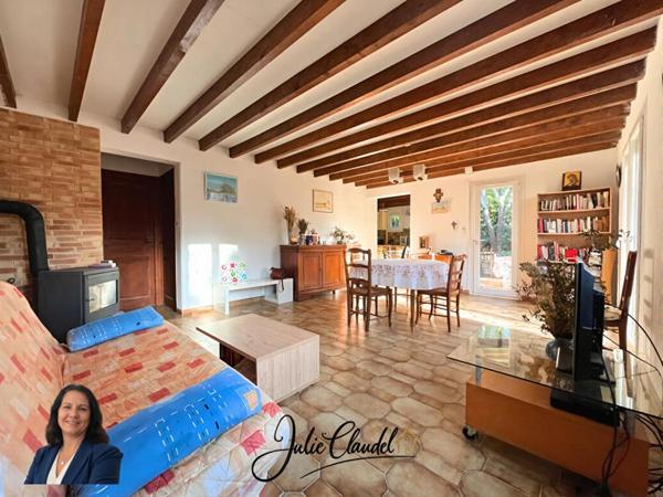 Maison plain-pied au calme absolu, campagne de Lorgues, grand terrain plat, piscine possible