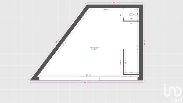 Location boutique/local commercial 40 m² Courbevoie