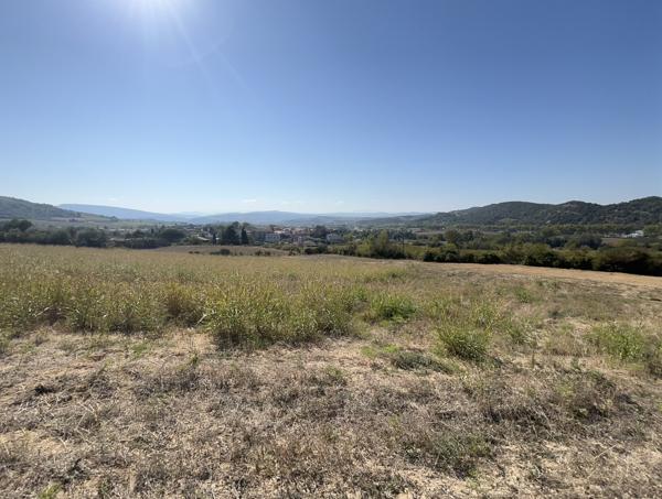 Pieusse, superbe situation, vue sur les Pyrénées, Terrain viabilisé de 1000 m2
