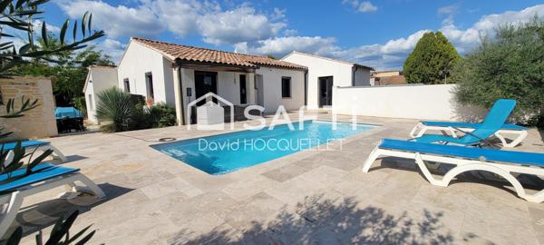 Maison T4 avec piscine sur une parcelle de 576 m2