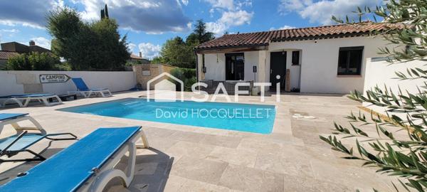 Maison T4 avec piscine sur une parcelle de 576 m2