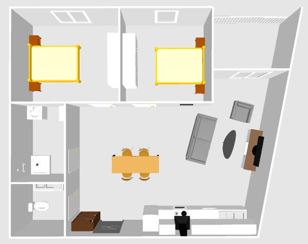 Appartement Bonson 3 pièce(s) 69.10 m2 avec 10 m² de terrasse