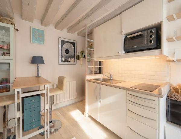 Appartement 2 pièces parfaitement optimisé Paris 2ème - Bourse