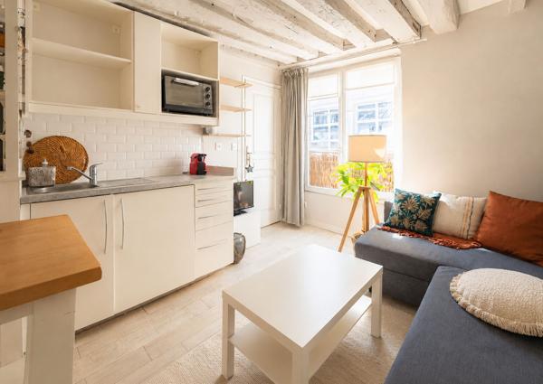 Appartement 2 pièces parfaitement optimisé Paris 2ème - Bourse