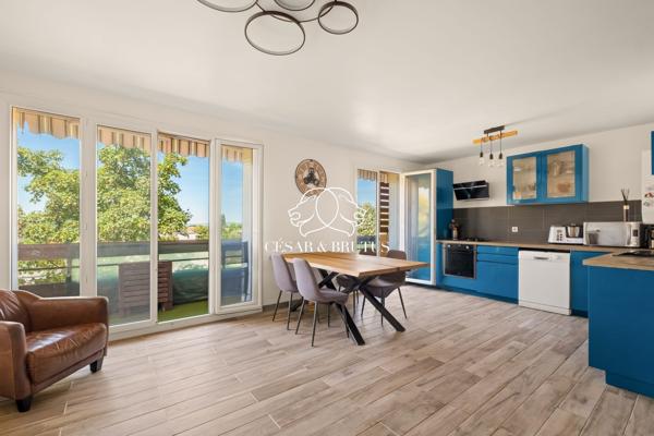 SAINT-LAURENT-DE-MURE – T4 – 80m² – BALCON et CAVE – VUE DEGAGEE AU CALME