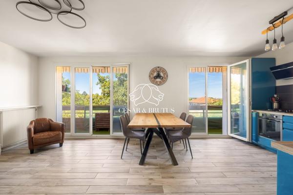 SAINT-LAURENT-DE-MURE – T4 – 80m² – BALCON et CAVE – VUE DEGAGEE AU CALME
