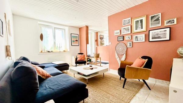 MAISON DE 70M2 SUR TERRAIN DE 345 M2 GARAGE ET ANNEXE.