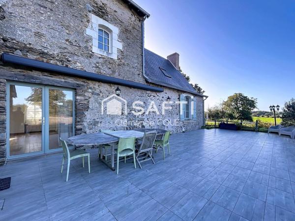 Magnifique longère en campagne de Bécon les granits