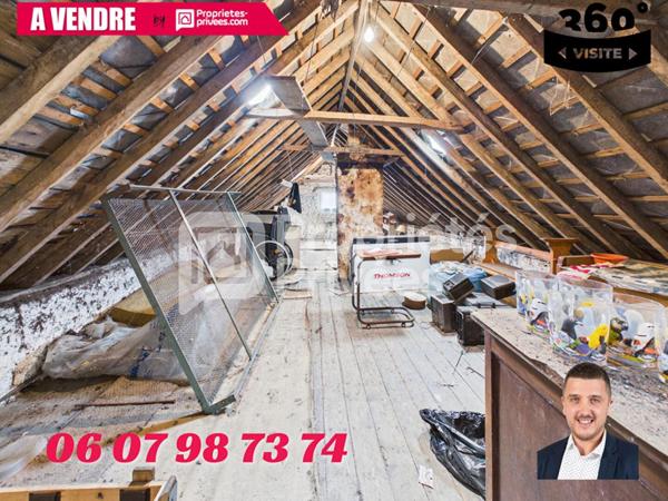 Maison individuelle de plain-pied avec garage et potentiel !