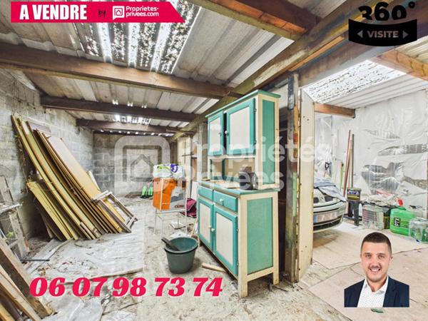 Maison individuelle de plain-pied avec garage et potentiel !