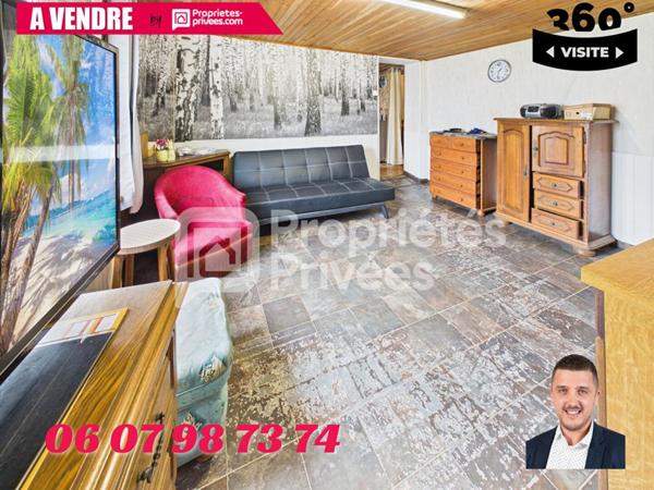 Maison individuelle de plain-pied avec garage et potentiel !
