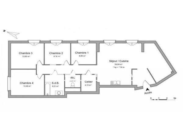 À vendre Appartement 5 pièces 113.24 m² - Saint-étienne 42000