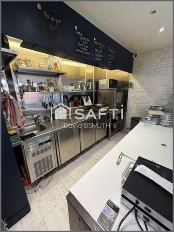 FONDS DE COMMERCE RESTAURANT 51 M2 SANS EXTRACTION RUE LOUISE MICHEL A LEVALLOIS EN ACTIVITE DEPUIS 20 ANS