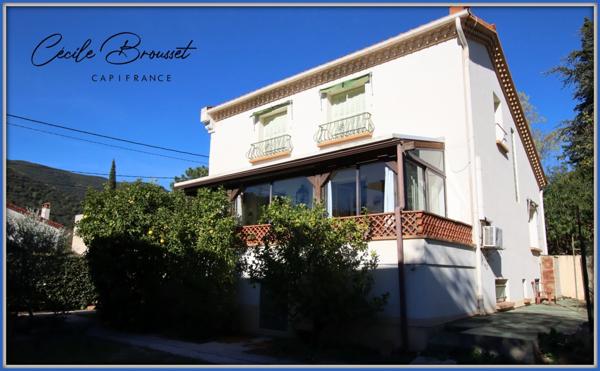 Villa 4 faces pleine de charme et de potentiel à AMELIE LES BAINS PALALDA (66)