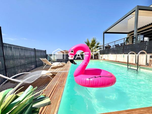 EXCLUSIVITÉ – –  Opportunité rare : maison récente avec piscine, à 15 min de Montpellier !