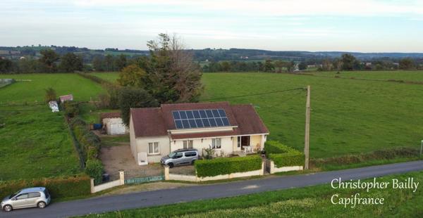 Maison de plain-pied, 4 chambres, sur une parcelle de 1600 m².