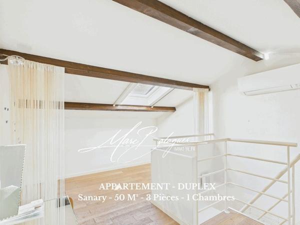 Sanary-sur-Mer (83110) Sanary-sur-Mer – Duplex en résidence avec piscine, plage à 5 min à pied