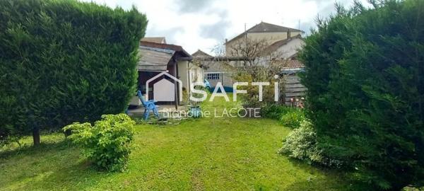 L'authenticité en centre-ville : pierres, cheminée et jardin