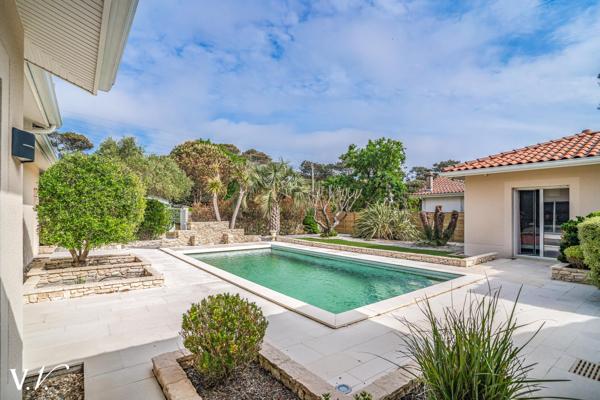 BISCARROSSE PLAGE - VILLA DE PLAIN PIED AVEC PISCINE