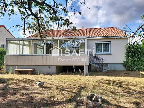 Maison sur sous-sol total sur une parcelle de 1070 m2, 4 chambres