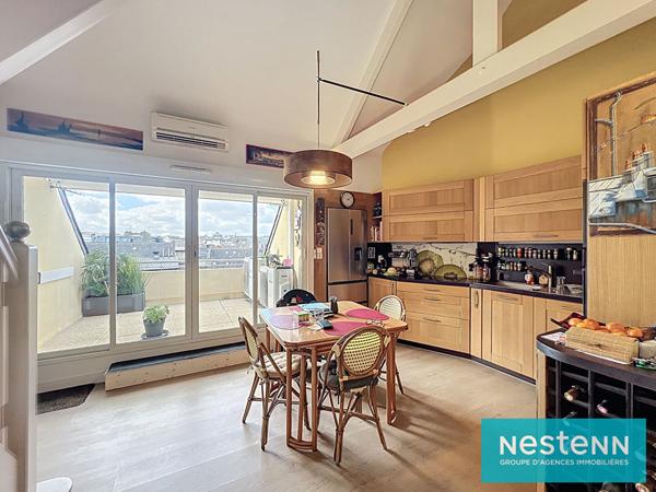 APPARTEMENT DUPLEX 3 CHAMBRES AVEC TERRASSE SAINT BRIEUC CENTRE