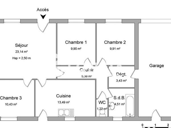 Location Maison 4 pièces 80 m² - 6 ALLEE DES ORTINIERES Beaulieu Sur Layon 49750