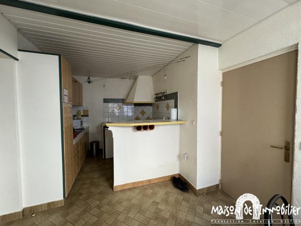 Location Maison de ville meublée - 2 pièces - 36m² - Cour et garage - COGNAC