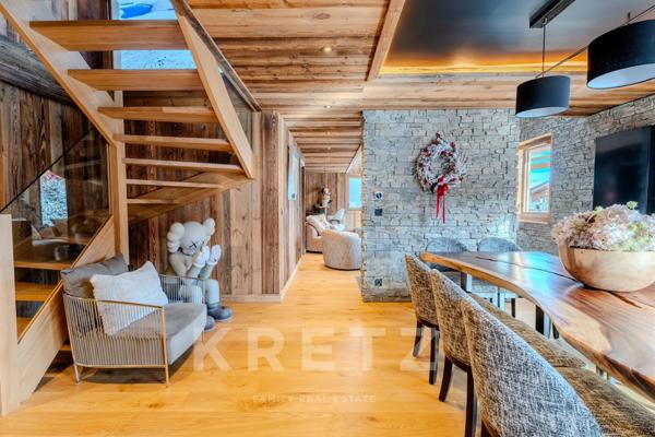 Duplex haut de gamme à Megève avec vue Mont-Blanc