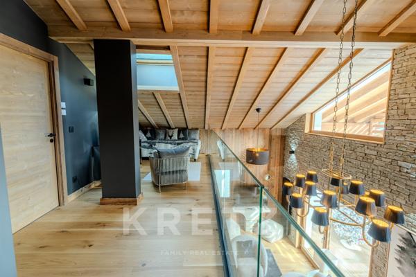 Duplex haut de gamme à Megève avec vue Mont-Blanc