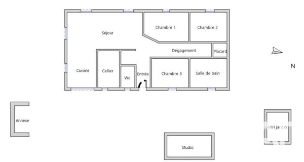 Maison à vendre 6 pièces 120 m² Villefagnan
