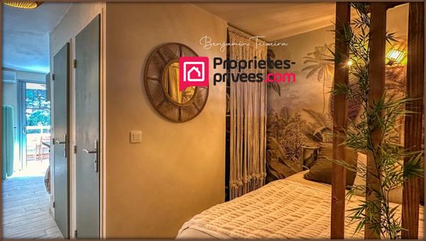 Appartement Saint Raphael 1 pièce(s) 21.66 m2 + Terrasse + Parking privé