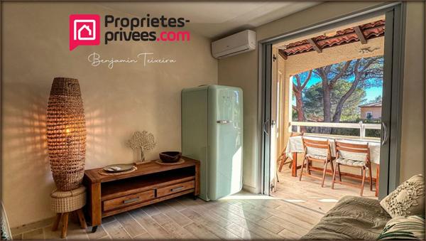 Appartement Saint Raphael 1 pièce(s) 21.66 m2 + Terrasse + Parking privé
