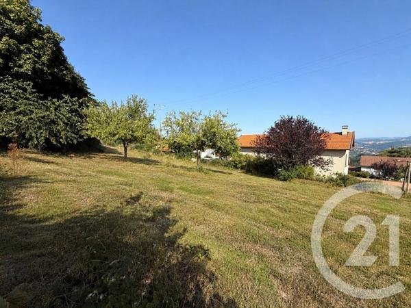Terrain à vendre  963 m 2   LES SAUVAGES  - 69
