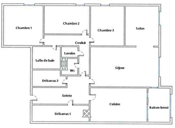 AIX-EN-PROVENCE – PIGONNET – Grand Appartement de 97 m² – 3 chambres