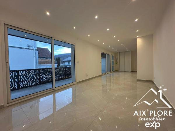 VENTE – APPARTEMENT T4 DE STANDING – GRÉSY-SUR-AIX 105,46 m² – Traversant Nord/Sud – 1er étage