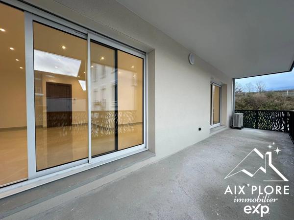 VENTE – APPARTEMENT T4 DE STANDING – GRÉSY-SUR-AIX 105,46 m² – Traversant Nord/Sud – 1er étage