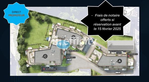 Appartement 3 pièces - 66 m²